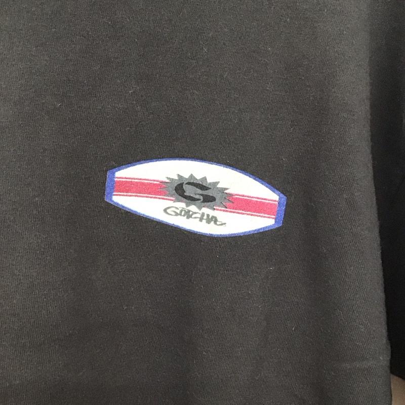ガッチャ GOTCHA Tシャツ 半袖 半袖カットソー プリントTシャツ クルーネックカットソー L ロゴ、文字 ダークグレー / ダークグレー / メンズ USED 古着 中古 10156460