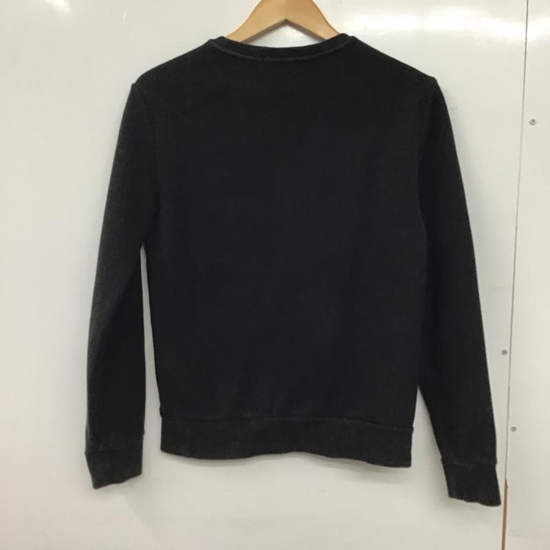 ポロラルフローレン POLO RALPH LAUREN トレーナー 長袖 長袖トレーナー スウェット クルーネック プルオーバー XS ロゴ、文字 黒 / ブラック / black メンズ USED 古着 中古 10156461