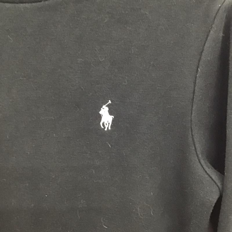 ポロラルフローレン POLO RALPH LAUREN トレーナー 長袖 長袖トレーナー スウェット クルーネック プルオーバー XS ロゴ、文字 黒 / ブラック / black メンズ USED 古着 中古 10156461
