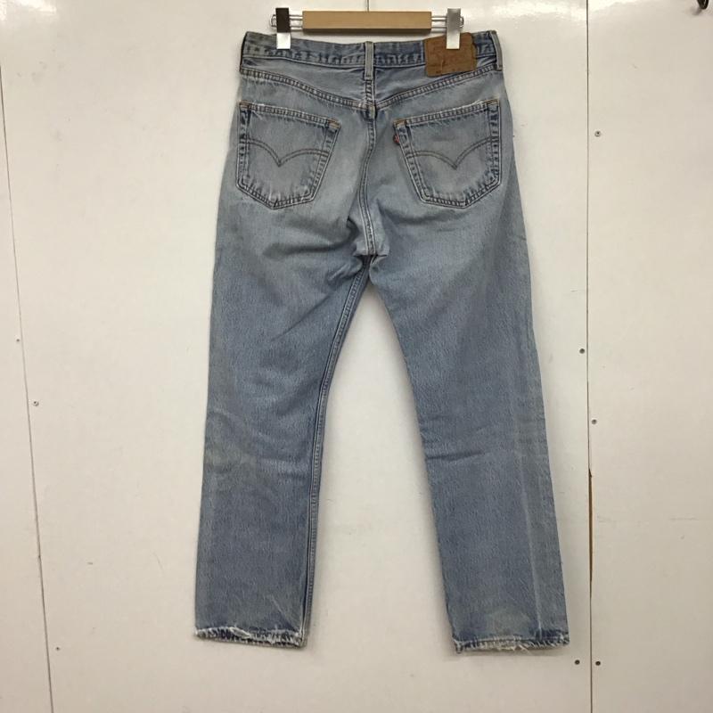 リーバイストラウスアンドコー Levi Strauss & co. パンツ デニム、ジーンズ デニムパンツ スリムパンツ カジュアルパンツ 35インチ ダメージ加工 インディゴ / インディゴ / Indigo メンズ USED 古着 中古 10156464