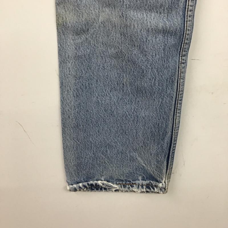 リーバイストラウスアンドコー Levi Strauss & co. パンツ デニム、ジーンズ デニムパンツ スリムパンツ カジュアルパンツ 35インチ ダメージ加工 インディゴ / インディゴ / Indigo メンズ USED 古着 中古 10156464