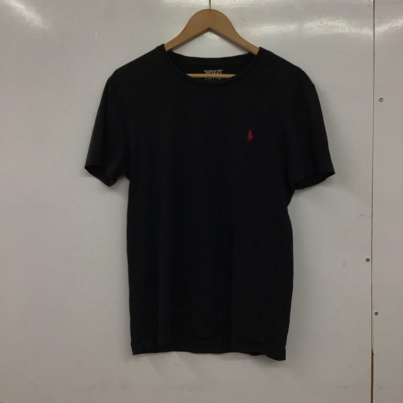 ポロラルフローレン POLO RALPH LAUREN Tシャツ 半袖 半袖カットソー プリントTシャツ クルーネックカットソー S ロゴ、文字 ダークグレー / ダークグレー / メンズ USED 古着 中古 10156465
