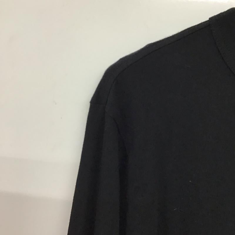 チャンピオン Champion カットソー 長袖 長袖カットソー ロゴカットソー クルーネック M ロゴ、文字 黒 / ブラック / black メンズ USED 古着 中古 10156466