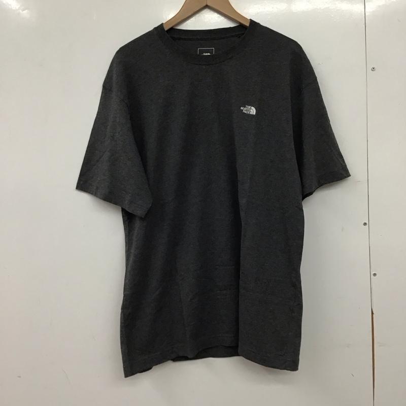 ザノースフェイス THE NORTH FACE Tシャツ 半袖 nt32536 半袖カットソー プリントTシャツ XL ロゴ、文字 ダークグレー / ダークグレー / メンズ USED 古着 中古 10156467