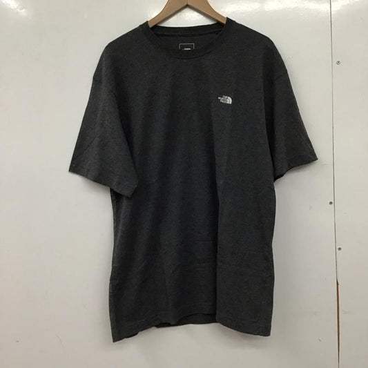 ザノースフェイス THE NORTH FACE Tシャツ 半袖 nt32536 半袖カットソー プリントTシャツ XL ロゴ、文字 ダークグレー / ダークグレー / メンズ USED 古着 中古 10156467