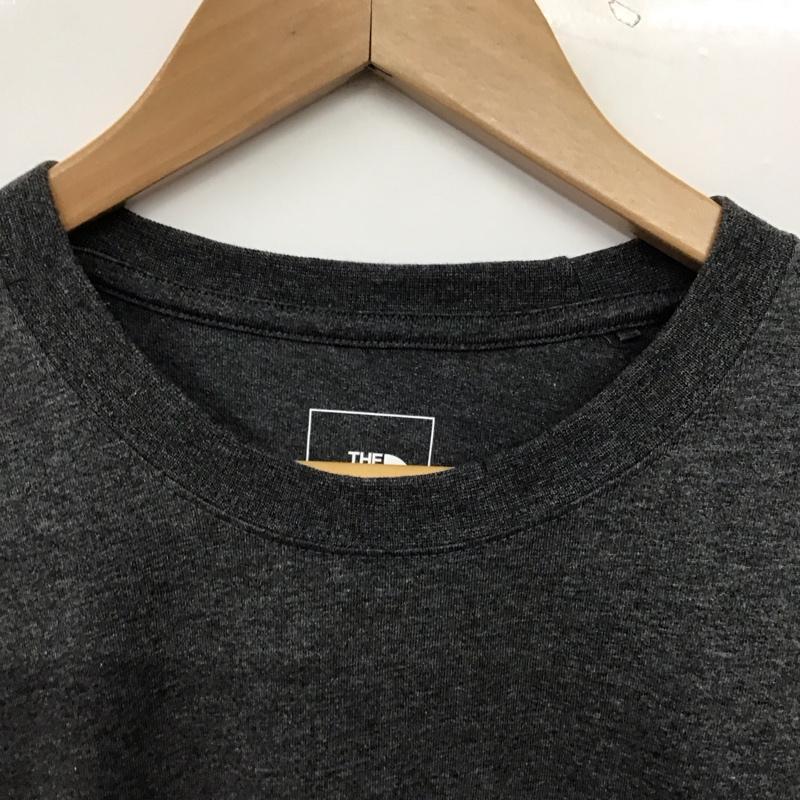 ザノースフェイス THE NORTH FACE Tシャツ 半袖 nt32536 半袖カットソー プリントTシャツ XL ロゴ、文字 ダークグレー / ダークグレー / メンズ USED 古着 中古 10156467