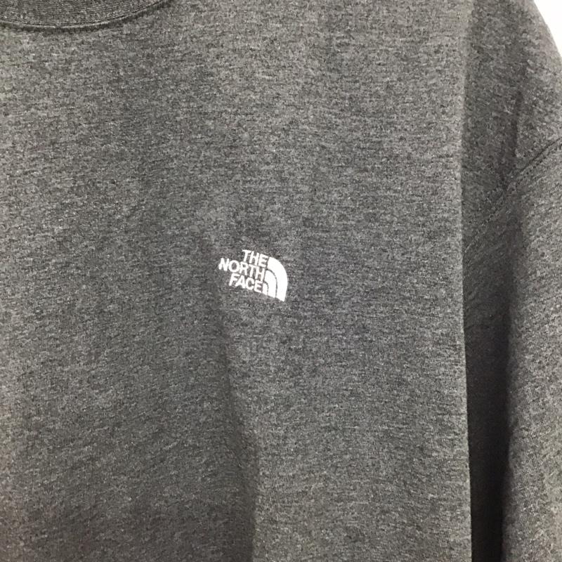 ザノースフェイス THE NORTH FACE Tシャツ 半袖 nt32536 半袖カットソー プリントTシャツ XL ロゴ、文字 ダークグレー / ダークグレー / メンズ USED 古着 中古 10156467