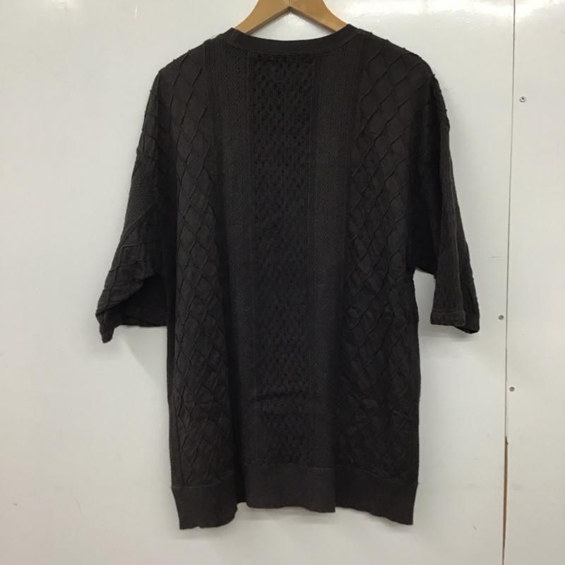 キャルオーライン CAL O LINE カットソー 半袖 半袖カットソー クルーネック M  ダークグレー / ダークグレー / メンズ USED 古着 中古 10156468