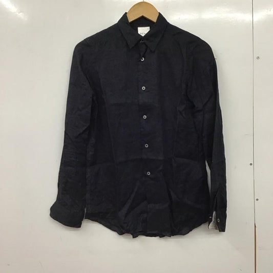 ポールスミス Paul Smith シャツ、ブラウス 長袖 長袖シャツ 無地シャツ カラーシャツ S 無地 紺 / ネイビー / navy メンズ USED 古着 中古 10156469