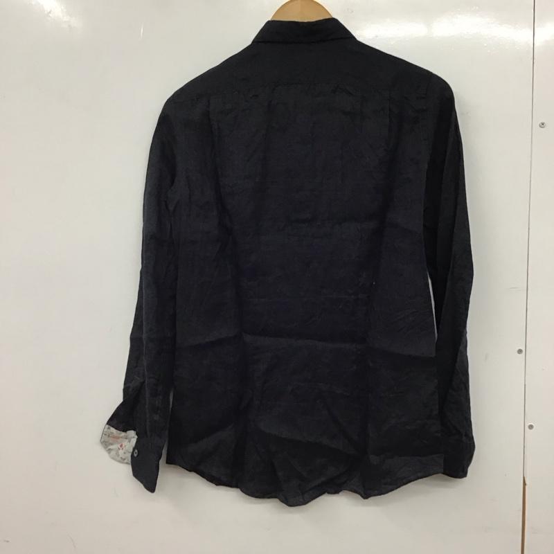 ポールスミス Paul Smith シャツ、ブラウス 長袖 長袖シャツ 無地シャツ カラーシャツ S 無地 紺 / ネイビー / navy メンズ USED 古着 中古 10156469