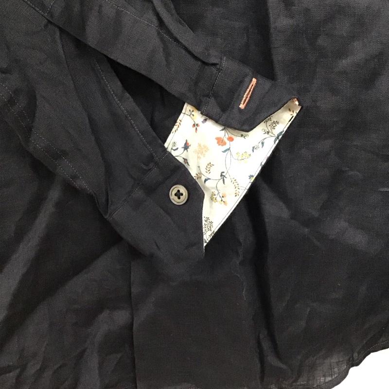 ポールスミス Paul Smith シャツ、ブラウス 長袖 長袖シャツ 無地シャツ カラーシャツ S 無地 紺 / ネイビー / navy メンズ USED 古着 中古 10156469