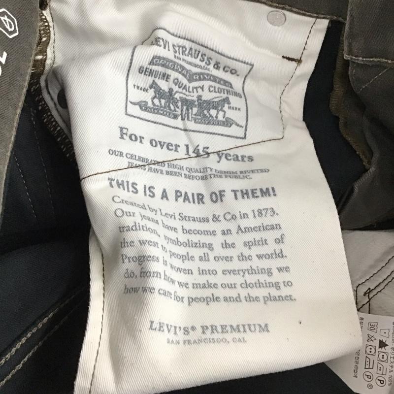 リーバイストラウスアンドコー Levi Strauss & co. パンツ デニム、ジーンズ スリムパンツ ストレッチパンツ カジュアルパンツ 29インチ 無地 茶 / ブラウン / brown メンズ USED 古着 中古 10156471