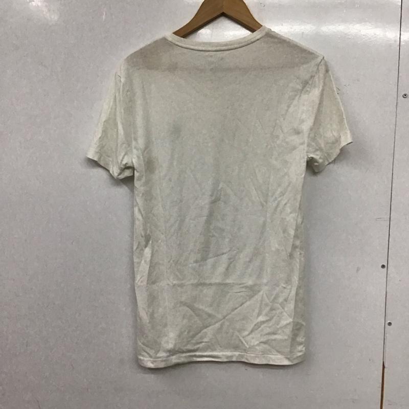 ポロラルフローレン POLO RALPH LAUREN Tシャツ 半袖 半袖カットソー プリントTシャツ Vネックカットソー XS ロゴ、文字 白 / ホワイト / white メンズ USED 古着 中古 10156472