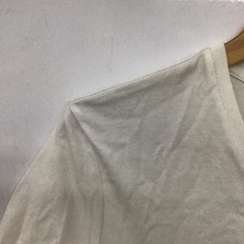 ポロラルフローレン POLO RALPH LAUREN Tシャツ 半袖 半袖カットソー プリントTシャツ Vネックカットソー XS ロゴ、文字 白 / ホワイト / white メンズ USED 古着 中古 10156472