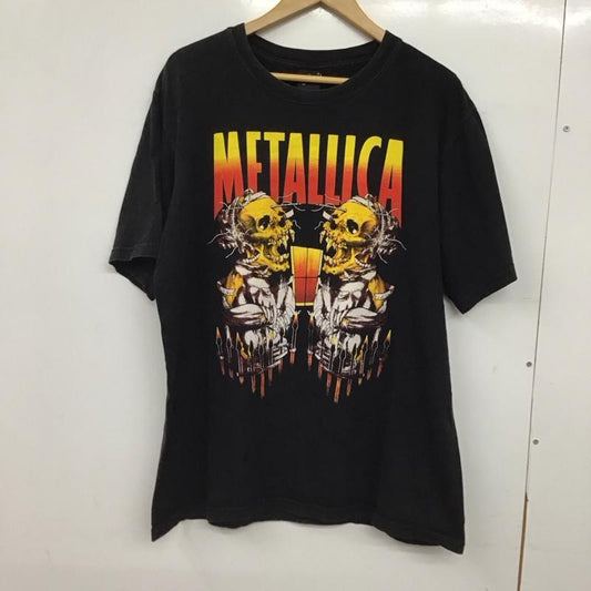 古着 USED Tシャツ 半袖 半袖カットソー プリントTシャツ クルーネックカットソー バンドTシャツ XL プリント 黒 / ブラック / black メンズ USED 古着 中古 10156473
