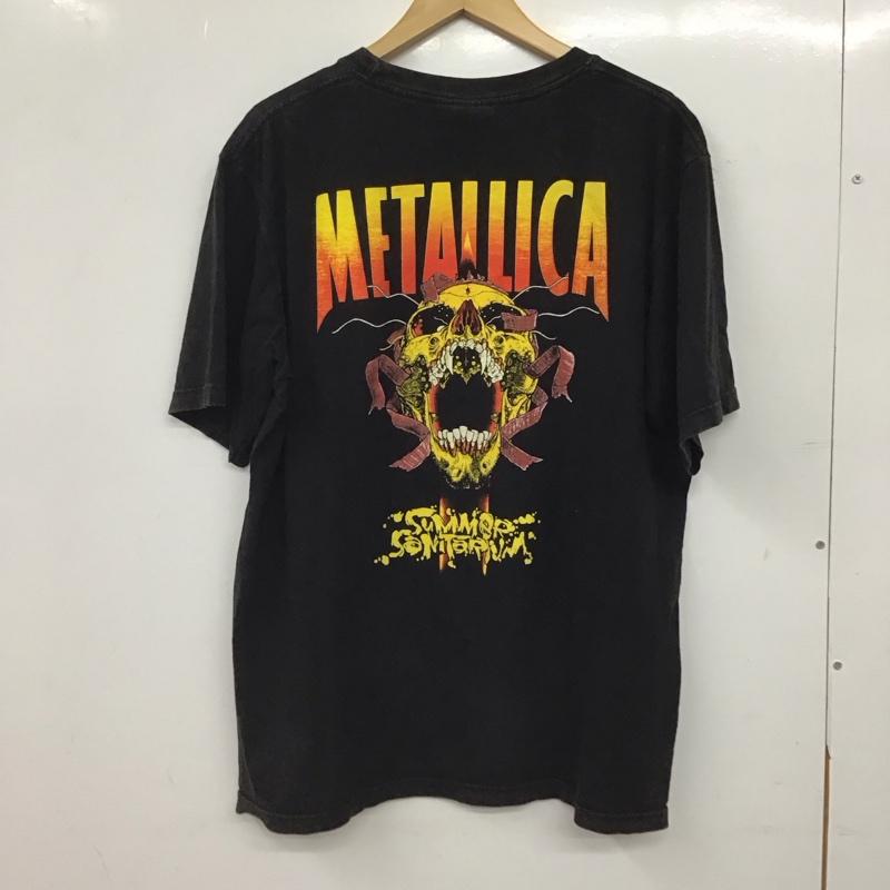 古着 USED Tシャツ 半袖 半袖カットソー プリントTシャツ クルーネックカットソー バンドTシャツ XL プリント 黒 / ブラック / black メンズ USED 古着 中古 10156473