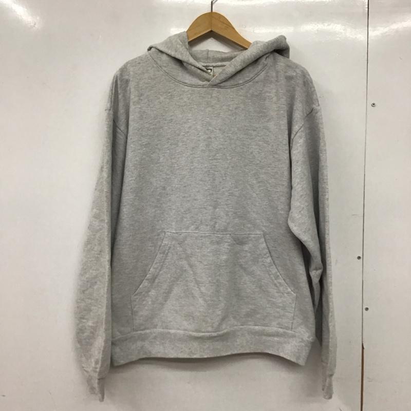 ロサンゼルスアパレル LOS ANGELES APPAREL パーカー 長袖 長袖パーカー プルオーバーパーカー スウェット M 無地 灰 / グレー / gray メンズ USED 古着 中古 10156474