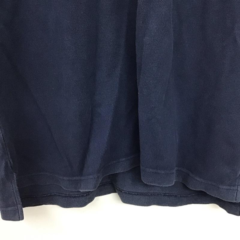 バーンズ BARNS カットソー 半袖 半袖カットソー ヘンリーネックカットソー 1 無地 紺 / ネイビー / navy メンズ USED 古着 中古 10156476