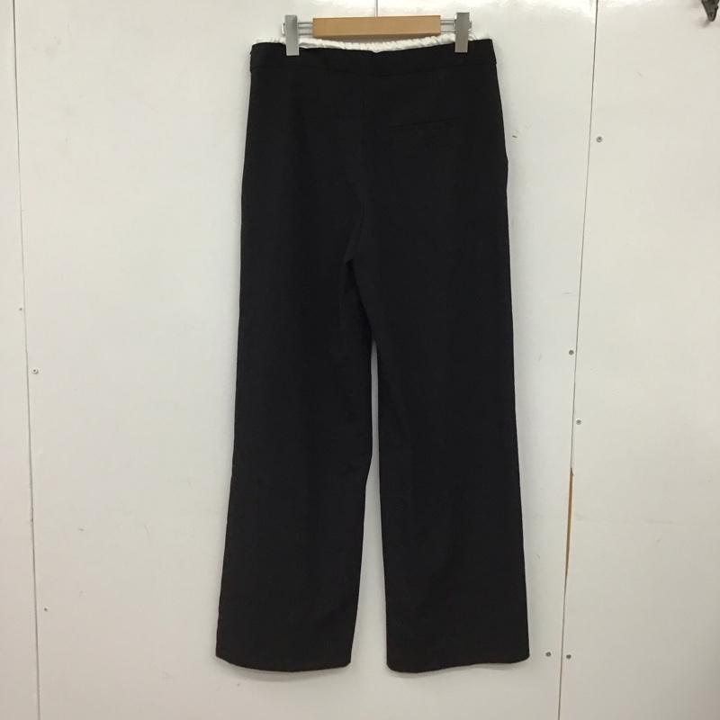 ザラ ZARA パンツ ワークパンツ、ペインターパンツ ワイドパンツ カジュアルパンツ ワークパンツ M 無地 黒 / ブラック / black レディース USED 古着 中古 10156478
