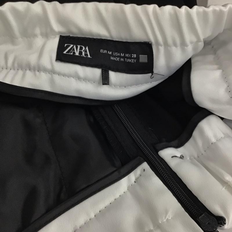 ザラ ZARA パンツ ワークパンツ、ペインターパンツ ワイドパンツ カジュアルパンツ ワークパンツ M 無地 黒 / ブラック / black レディース USED 古着 中古 10156478