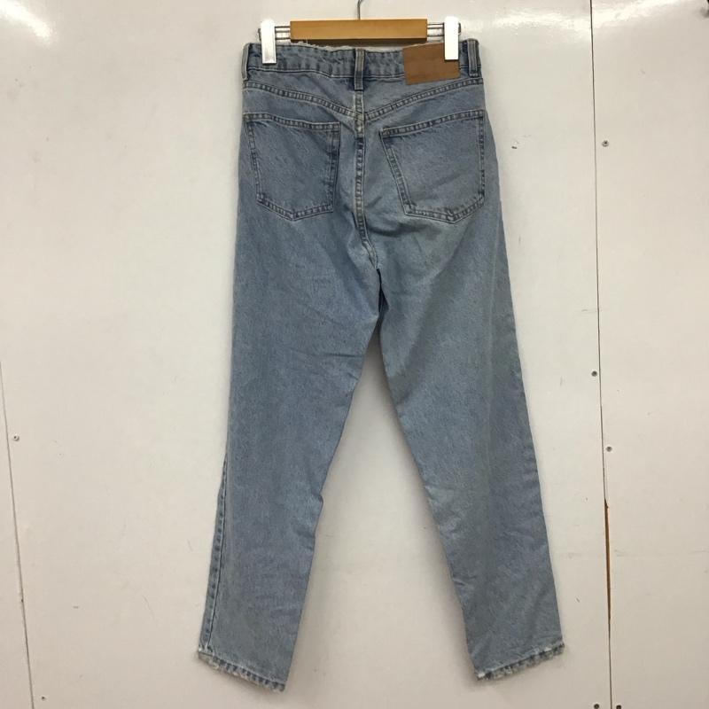 ザラ ZARA パンツ デニム、ジーンズ デニムパンツ スリムパンツ カジュアルパンツ 36インチ ダメージ加工 インディゴ / インディゴ / Indigo レディース USED 古着 中古 10156479