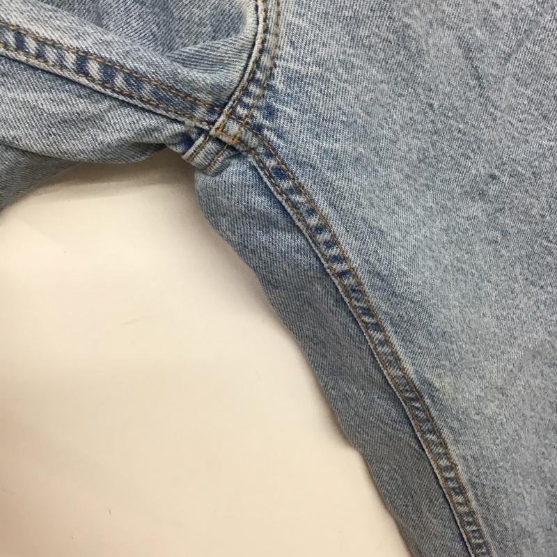 ザラ ZARA パンツ デニム、ジーンズ デニムパンツ スリムパンツ カジュアルパンツ 36インチ ダメージ加工 インディゴ / インディゴ / Indigo レディース USED 古着 中古 10156479