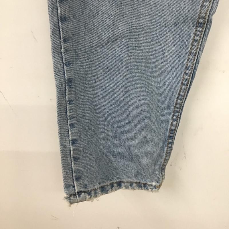 ザラ ZARA パンツ デニム、ジーンズ デニムパンツ スリムパンツ カジュアルパンツ 36インチ ダメージ加工 インディゴ / インディゴ / Indigo レディース USED 古着 中古 10156479