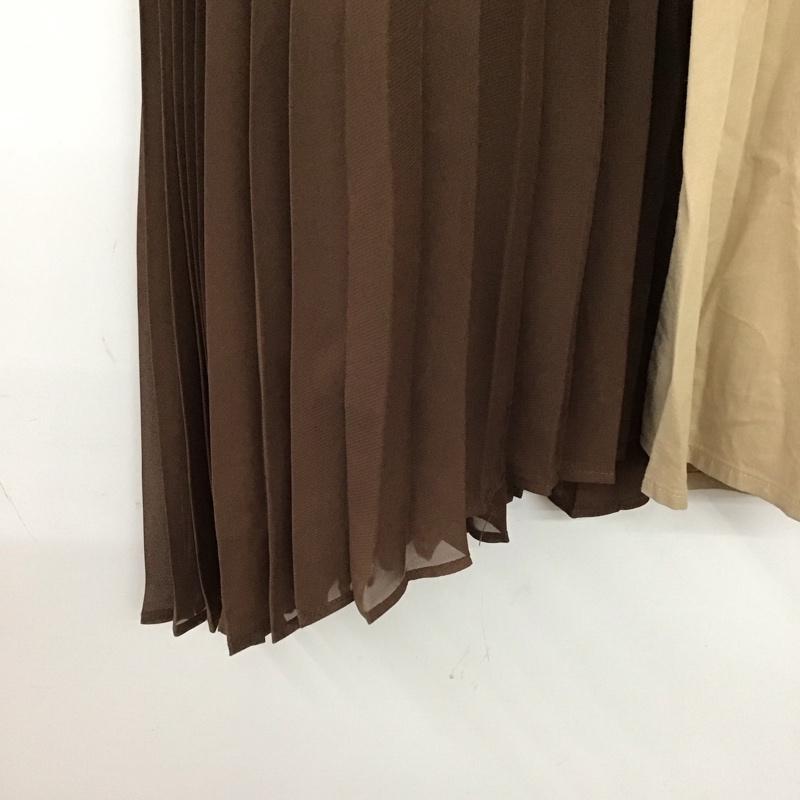 アズールバイマウジー AZUL BY MOUSSY スカート ロングスカート 250csa31-586d ロングスカート M 無地 ベージュ / ベージュ / beige レディース USED 古着 中古 10156480