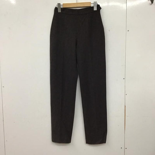 マックスマーラウィークエンドライン MAXMARA WEEKEND LINE パンツ スラックス スラックスパンツ スリムパンツ ストレッチパンツ 40 無地 ダークブラウン / ダークブラウン / レディース USED 古着 中古 10156481