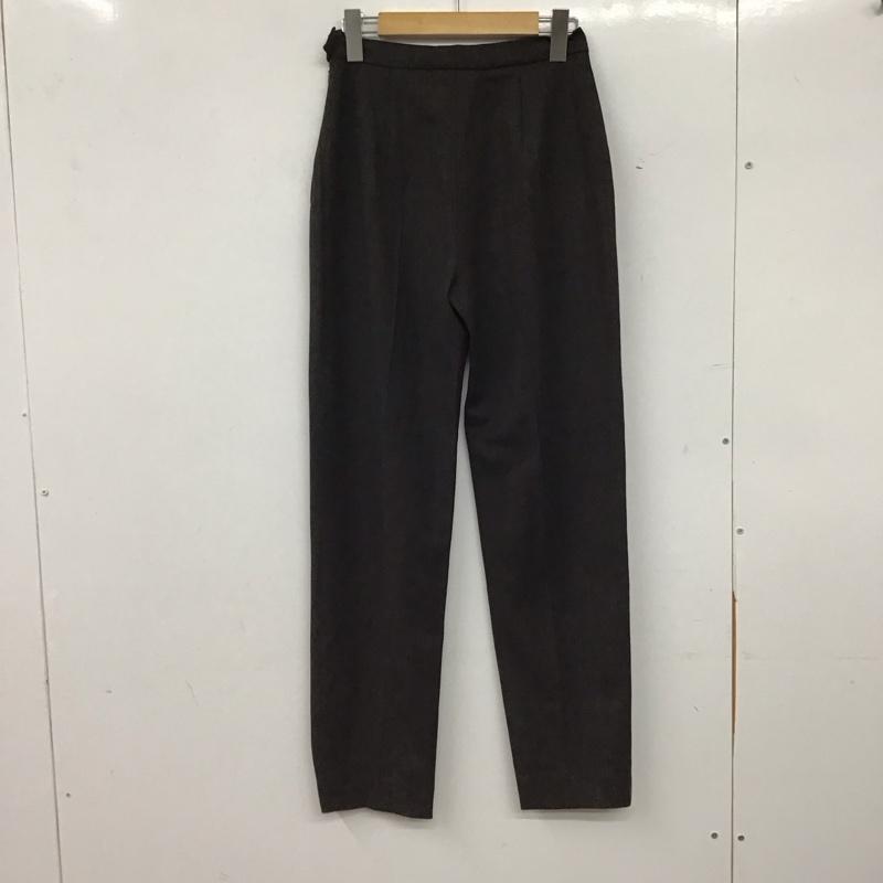 マックスマーラウィークエンドライン MAXMARA WEEKEND LINE パンツ スラックス スラックスパンツ スリムパンツ ストレッチパンツ 40 無地 ダークブラウン / ダークブラウン / レディース USED 古着 中古 10156481