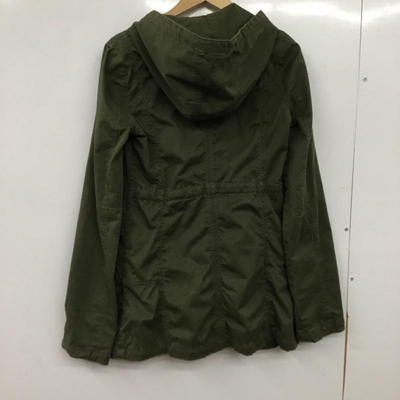 アバクロンビーアンドフィッチ ABERCROMBIE&FITCH ジャケット、上着 ジャンパー、ブルゾン ジップアップジャケット ロングジャケット ミリタリージャケット 無地 カーキ / カーキ / khaki レディース USED 古着 中古 10156488
