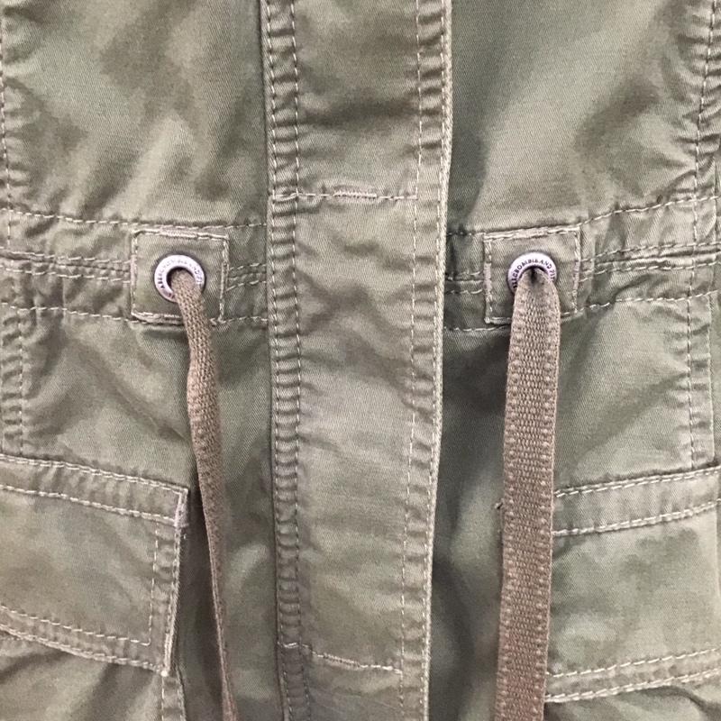アバクロンビーアンドフィッチ ABERCROMBIE&FITCH ジャケット、上着 ジャンパー、ブルゾン ジップアップジャケット ロングジャケット ミリタリージャケット 無地 カーキ / カーキ / khaki レディース USED 古着 中古 10156488