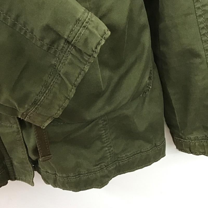 アバクロンビーアンドフィッチ ABERCROMBIE&FITCH ジャケット、上着 ジャンパー、ブルゾン ジップアップジャケット ロングジャケット ミリタリージャケット 無地 カーキ / カーキ / khaki レディース USED 古着 中古 10156488