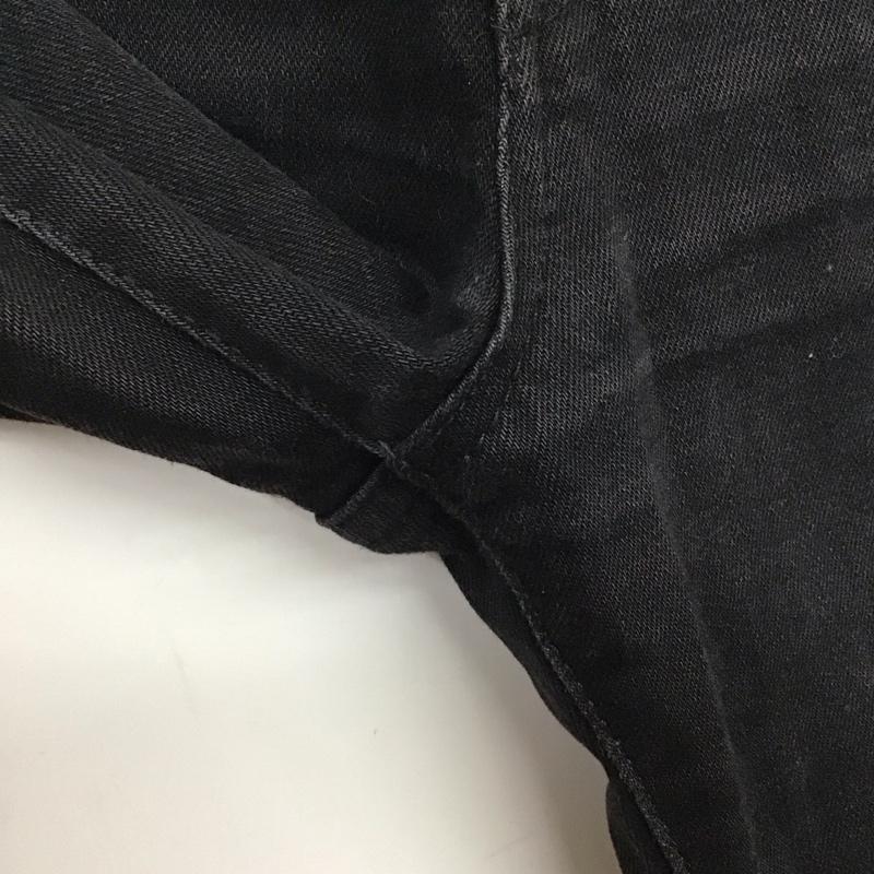 ザラ ZARA パンツ デニム、ジーンズ デニムパンツ スリムパンツ カジュアルパンツ ストレッチパンツ 34インチ 無地 黒 / ブラック / black レディース USED 古着 中古 10156494