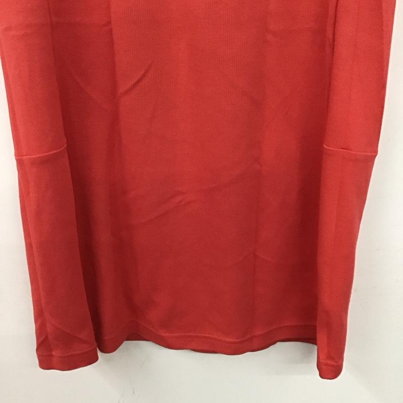 アディダス adidas Tシャツ 半袖 半袖カットソー プリントTシャツ クルーネックカットソー ロゴ、文字 赤 / レッド / red レディース USED 古着 中古 10156496