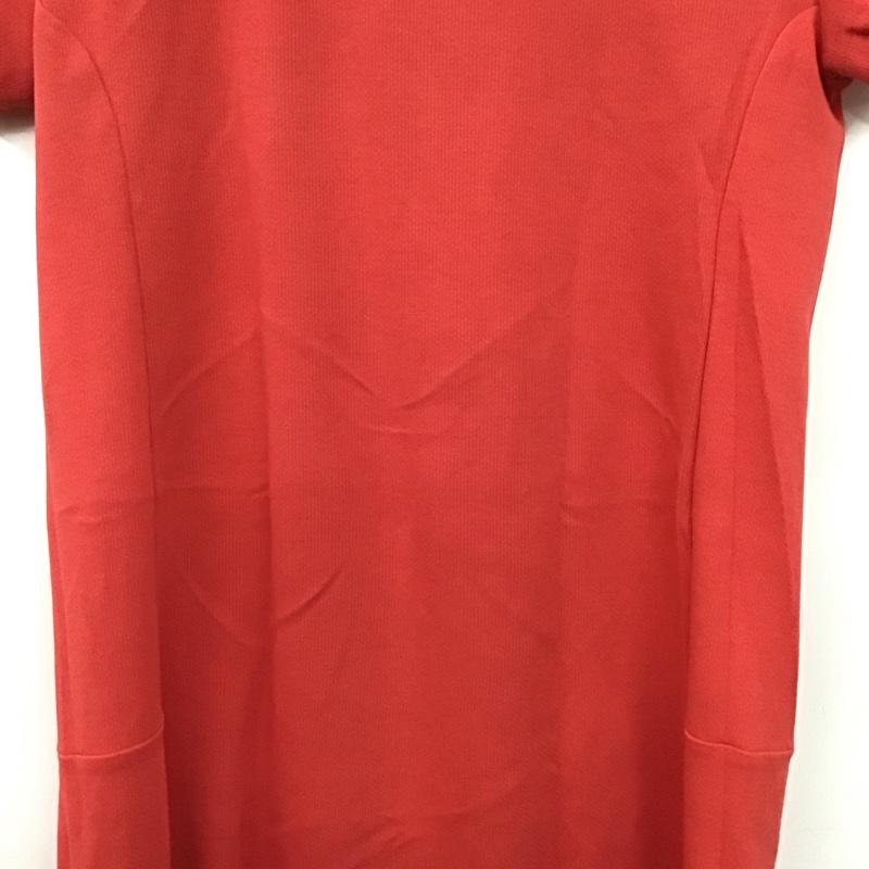 アディダス adidas Tシャツ 半袖 半袖カットソー プリントTシャツ クルーネックカットソー ロゴ、文字 赤 / レッド / red レディース USED 古着 中古 10156496