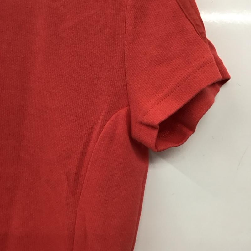 アディダス adidas Tシャツ 半袖 半袖カットソー プリントTシャツ クルーネックカットソー ロゴ、文字 赤 / レッド / red レディース USED 古着 中古 10156496