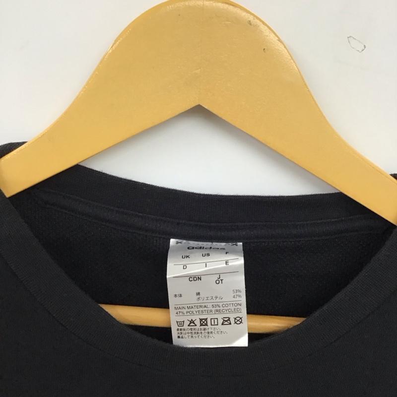アディダス adidas ワンピース ひざ丈スカート fm6171 半袖ワンピース ロゴ、文字 黒 / ブラック / black レディース USED 古着 中古 10156500