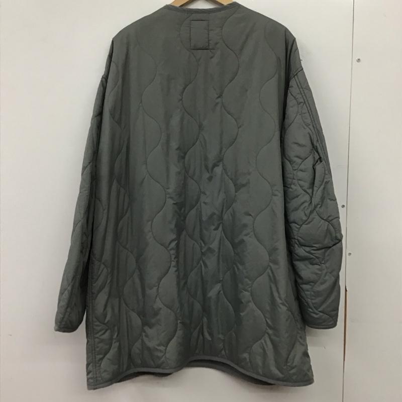 ビーミング バイ ビームス B:MING by BEAMS ジャケット、上着 ジャンパー、ブルゾン キルティングジャケット アウター ノーカラージャケット L  灰 / グレー / gray レディース USED 古着 中古 10156504