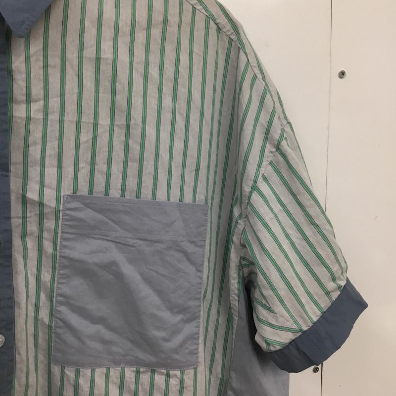 ミルクフェド MILKFED. ワンピース ロングスカート 半袖シャツワンピース ロングワンピース ONE SIZE ストライプ マルチカラー / マルチカラー / multicolor レディース USED 古着 中古 10156516