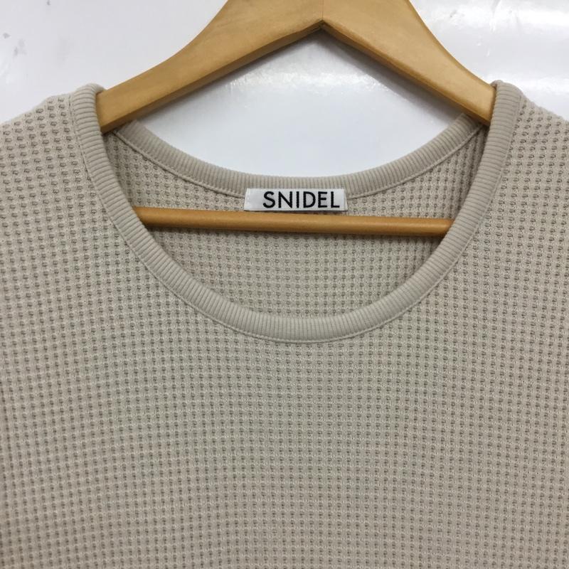 スナイデル SNIDEL ワンピース ロングスカート 半袖ロングワンピース サイドスリット FREE  アイボリー / アイボリー / レディース USED 古着 中古 10156517