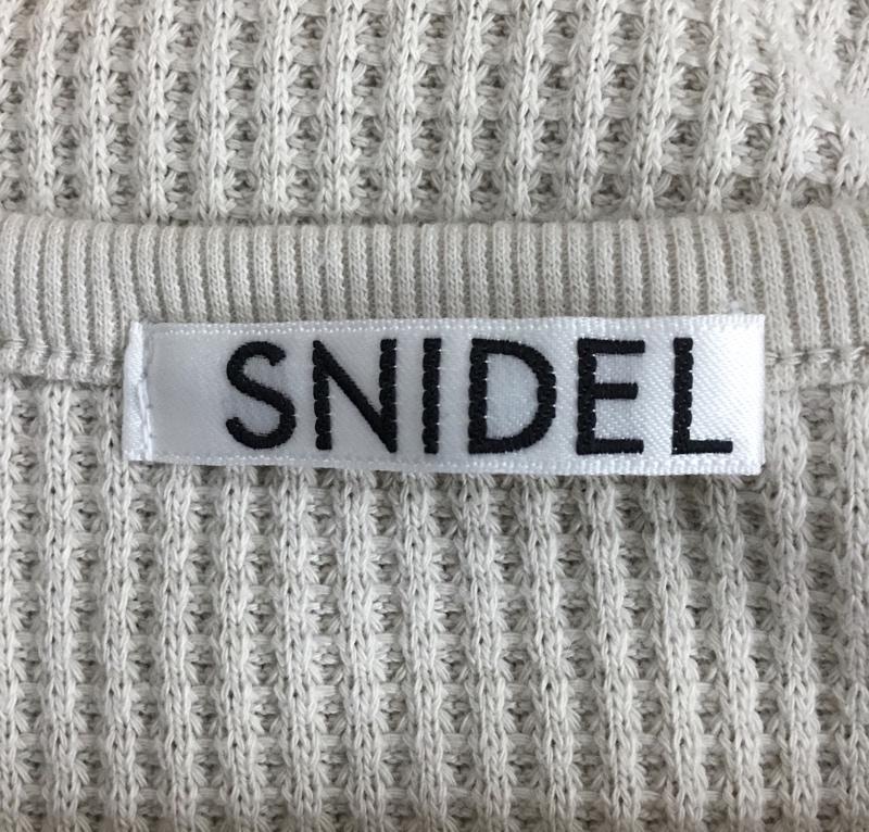 スナイデル SNIDEL ワンピース ロングスカート 半袖ロングワンピース サイドスリット FREE  アイボリー / アイボリー / レディース USED 古着 中古 10156517