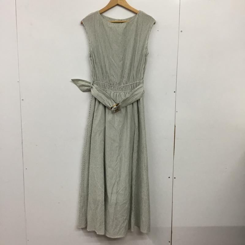 ナチュラルクチュール natural couture ワンピース ロングスカート ロングワンピース ノースリーブワンピース フレアスカート FREE ストライプ マルチカラー / マルチカラー / multicolor レディース USED 古着 中古 10156518