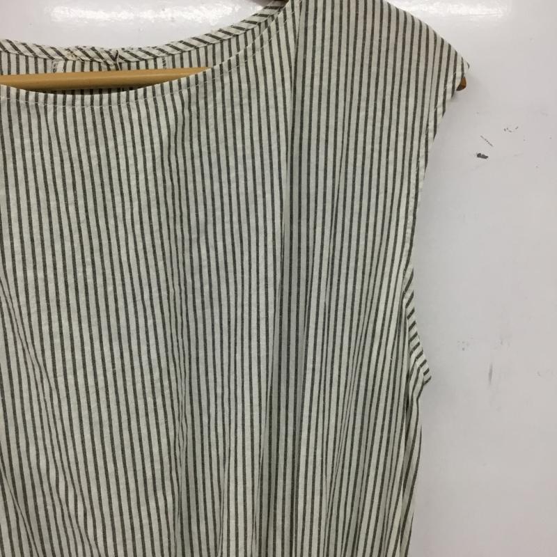 ナチュラルクチュール natural couture ワンピース ロングスカート ロングワンピース ノースリーブワンピース フレアスカート FREE ストライプ マルチカラー / マルチカラー / multicolor レディース USED 古着 中古 10156518