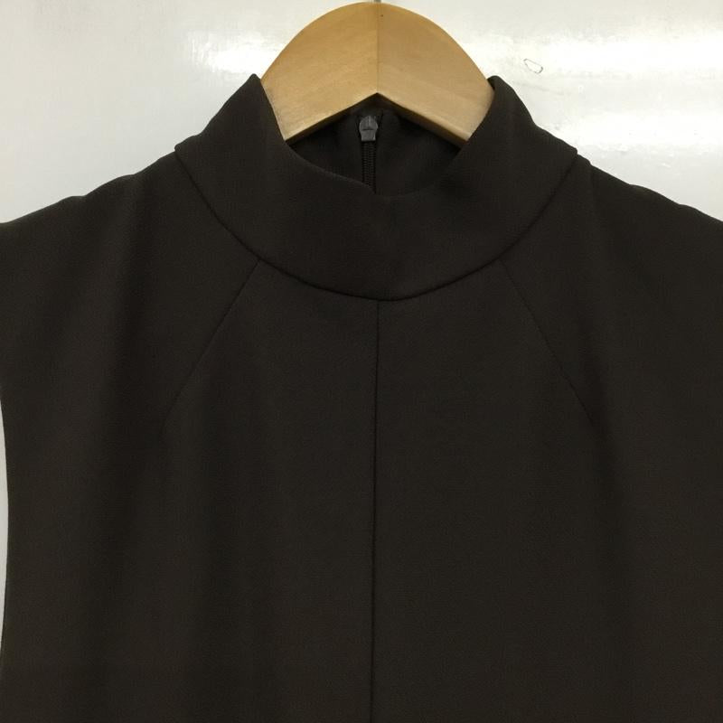 ザラ ZARA ワンピース ロングスカート ロングワンピース ノースリーブワンピース タイトスカート S 無地 茶 / ブラウン / brown レディース USED 古着 中古 10156521