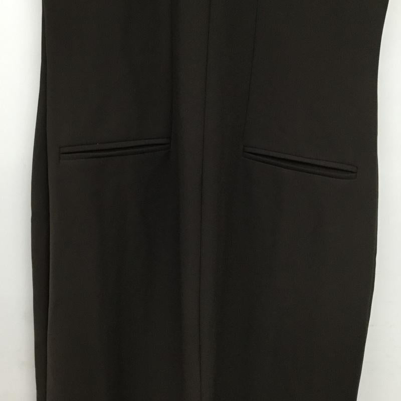 ザラ ZARA ワンピース ロングスカート ロングワンピース ノースリーブワンピース タイトスカート S 無地 茶 / ブラウン / brown レディース USED 古着 中古 10156521