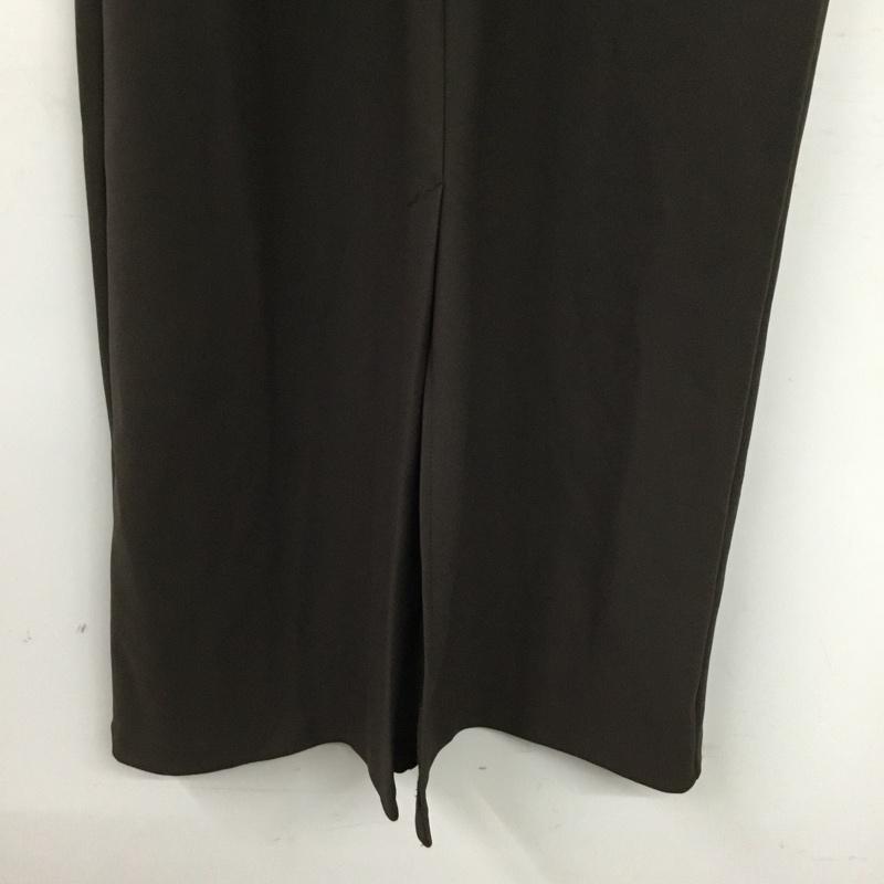 ザラ ZARA ワンピース ロングスカート ロングワンピース ノースリーブワンピース タイトスカート S 無地 茶 / ブラウン / brown レディース USED 古着 中古 10156521