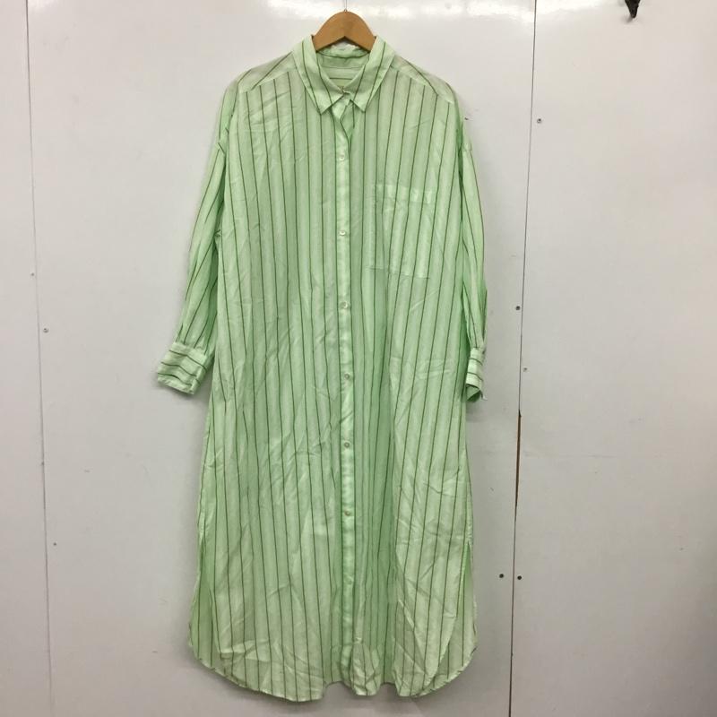 グリーンレーベルリラクシング green label relaxing ワンピース ロングスカート ロングシャツワンピース フロントボタン XS ストライプ マルチカラー / マルチカラー / multicolor レディース USED 古着 中古 10156522