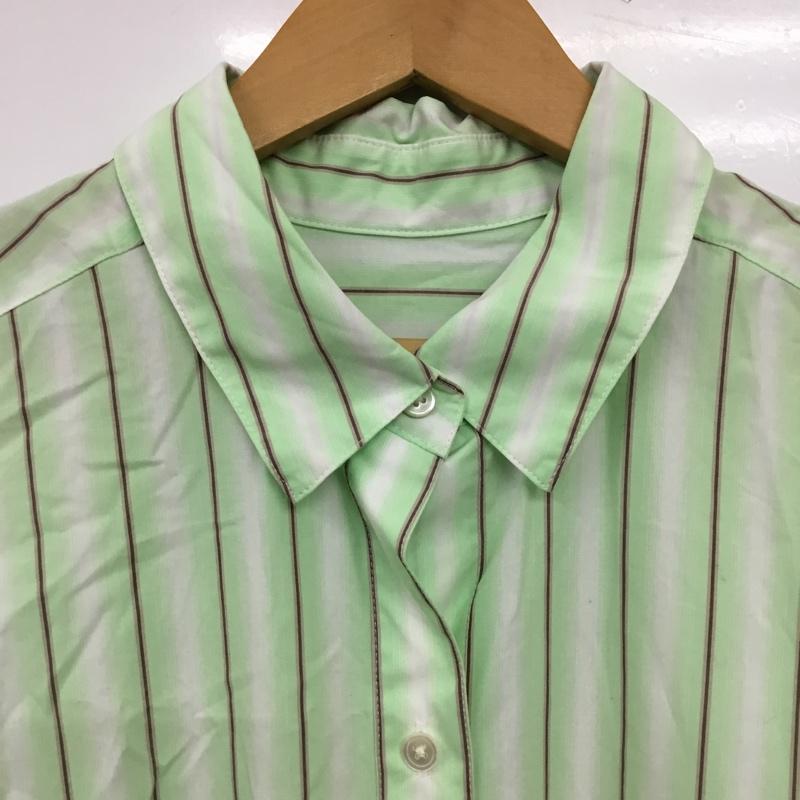 グリーンレーベルリラクシング green label relaxing ワンピース ロングスカート ロングシャツワンピース フロントボタン XS ストライプ マルチカラー / マルチカラー / multicolor レディース USED 古着 中古 10156522