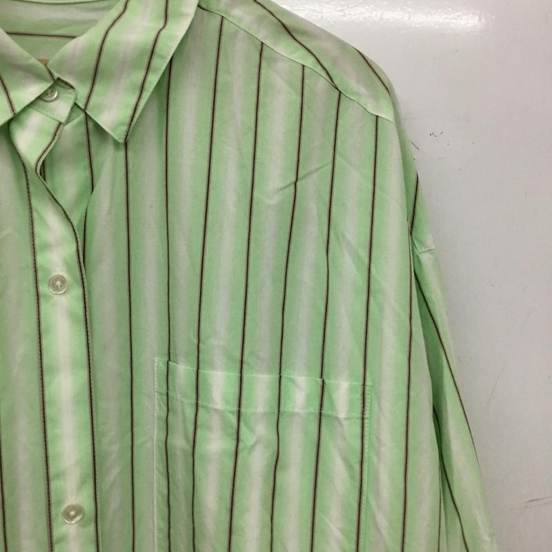 グリーンレーベルリラクシング green label relaxing ワンピース ロングスカート ロングシャツワンピース フロントボタン XS ストライプ マルチカラー / マルチカラー / multicolor レディース USED 古着 中古 10156522